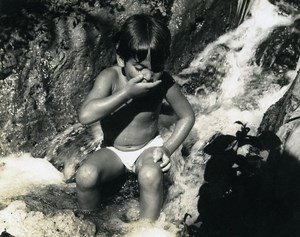 Israel Amiram Little Israeli Boy Child Old Photo Maziere 1969