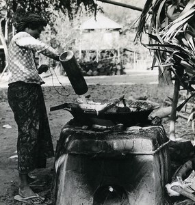 Cambodia Sinoun the Little Cambodgian Cooking Old Photo Odile Wertheimer 1970