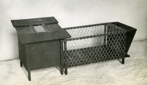France Roubaix Chicken Wire Cage Old Victor Vajda Photo 1930