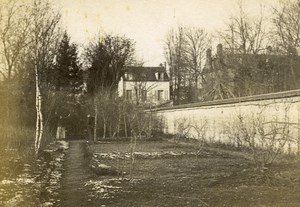 France Melun Residential Private House and Garden Old Photo 1890