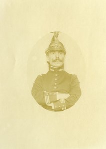 France Saumur Military Portrait Cavalry Old Amateur Photo 1890