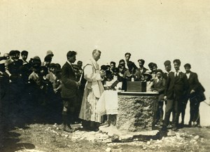 France Religion Religious Ceremony Outdoor Mass Old Amateur Photo 1890