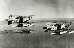 South Africa Military Aviation US Navy Curtiss SOC Seagull Old Press Photo 1940