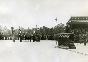 France Paris Transfer of War Leaders to the Invalides Old Meurisse Photo 1930