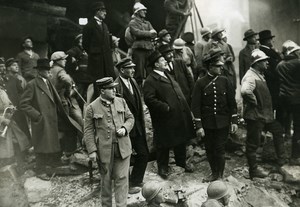 France Lyon Political Herriot behind Disaster Old Meurisse Photo 1930