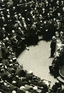 France Paris Political Laval the Back Room Old Meurisse Photo 1930