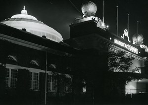 Canada Toronto Canadian National Exhibition at Night Old Photo 1950