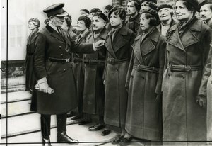 United Kingdom Women's Reserve Police Commandant Mary Allen Old Photo 1933