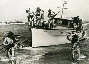 USA Military Maneuvers Sea Land & Air US Navy Infantry Old Photo 1933