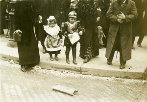 France Paris Shrove Tuesday Animated Children Mars & Venus Old Photo Rol 1912