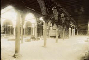 Tunisia Tunis Bardo palace Interior Court Old Photo 1890