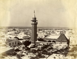 Tunisia Tunis Panorama Old Garrigues Photo 1890