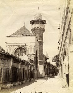 Tunisia Tunis Mosque of Bazar Old Photo 1890