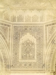 Tunisia Tunis Bardo Palace Detail Old Photo 1890