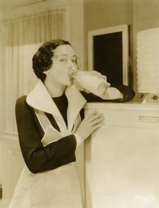 Maureen O'Sullivan drinks milk every day MGM Photo 1932