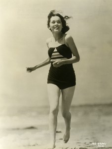 Maureen O'Sullivan on the beach in Santa Monica MGM Photo 1932