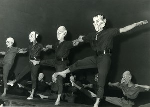 France Opera Dance Damnation of Faust Weird Freaky Masks Photo Roger PIC 1960