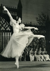 France Aix les Bains Dance Miss Medina in Esmeralda Old Photo PIC 1956