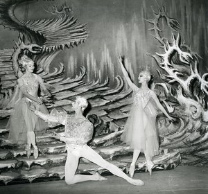 France Champs Elysees Theater Dance Ballet Cendrillon Old Photo Bernand 1960