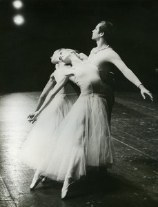 France Ballet of Great Theater Geneva Serenade Balanchine Old Photo Humbert 1960