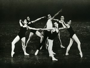 France Ballet of Great Theater Geneva Webern Balanchine Old Photo Humbert 1960