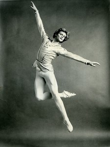 France Adam Luders Ghislaine Thesmar Chaconne Dance Old Photo 1976