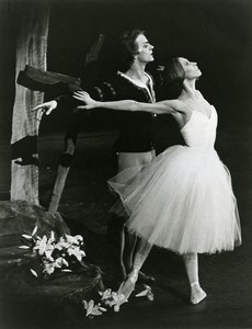 USA Makarova & Baryshnikov in Gisela Old Photo Martha Swope 1975