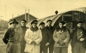 France Dieppe Rehabilitation Work Workers Group Old Photo 1947