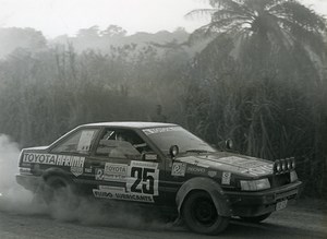 Africa Zaire Rally Safari Race Eddy Merckx Braillard Toyota Corolla Photo 1985