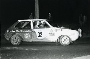 Belgium Ypres Rallye Race Car Fiat Ritmo 75 Plas Nijs Photo Vanderhaegen 1981