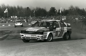 Belgium Rallycross Rally Race Audi Quattro Franz Wurz Photo Vanderhaegen 1982