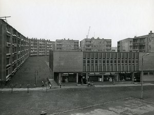 Poland Silesia Bytom Osiedle Miechowice Architecture Old Photo 1970