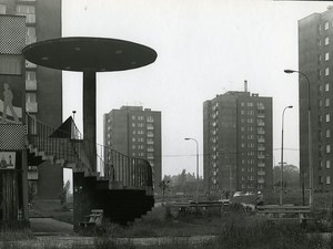 Poland Silesia Bytom Osiedle Chruszczow Architecture Old Photo 1970