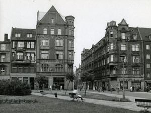 Poland Silesia Bytom Plac Poli Maciejowskiej Old Photo 1970