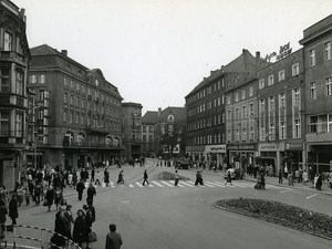 Poland Silesia Bytom Plac Tadeusza Kosciuszki Old Photo 1970