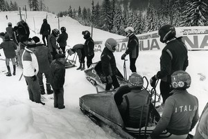 France La Plagne European Championship Bobsleigh Italy Photo Vanderhaegen 1986