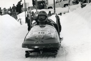 France La Plagne European Championship Bobsleigh Photo Vanderhaegen 1986