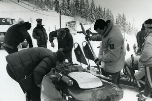 France La Plagne European Championship Bobsleigh Photo Vanderhaegen 1986