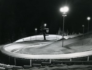 Austria Innsbruck Olympic Winter Games Bobsleigh Track Old Photo 1976