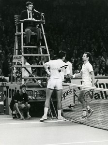 Belgium Antwerp Tennis Tournament McEnroe Lendl Old Photo Van de Velde 1985