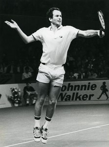 Belgium Antwerp Tennis Tournament John McEnroe Old Photo Van de Velde 1985