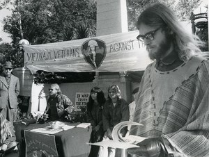 USA Florida St Petersburg Vietnam Veterans Against the War Old Photo Hannah 1972