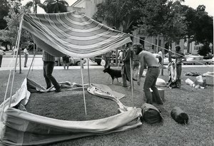 USA Florida St Petersburg Vietnam Veterans Against the War Old Photo Huber 1972