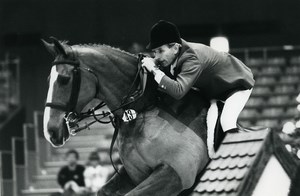 Belgium Brussels Horse Jumping Malcolm Pyrah Old Photo Vanderhaegen 1985