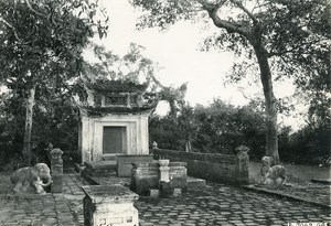 Vietnam Indochina Tonkin Hadong Village of Tien Lu small monument Photo 1925