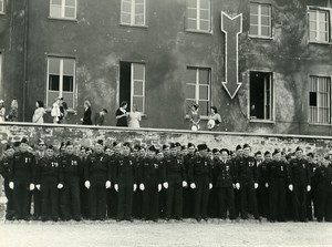 Germany Friburg Military Ceremonial Parade French Air Force Base Old Photo 1949