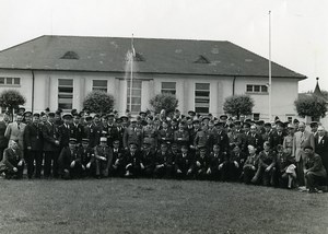 Germany Friburg Military Ceremonial Parade French Air Force Base Old Photo 1949