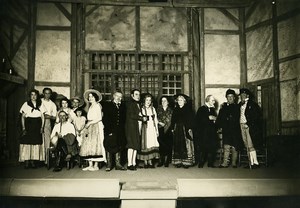 France Bourg la Reine Theater Stage Actors Drama Friend Fritz Old Photo 1932