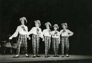 France Vincennes Dance Play Children Old Photo 1960