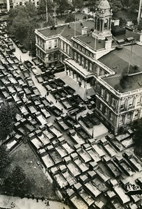 USA New York City Hall Municipal Trucker Strike Old Photo 1938